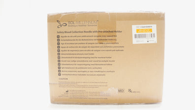 Sol-Millennium 110201030010 Blood Collection Ndle 25G x 3/4 x 12in - Box
